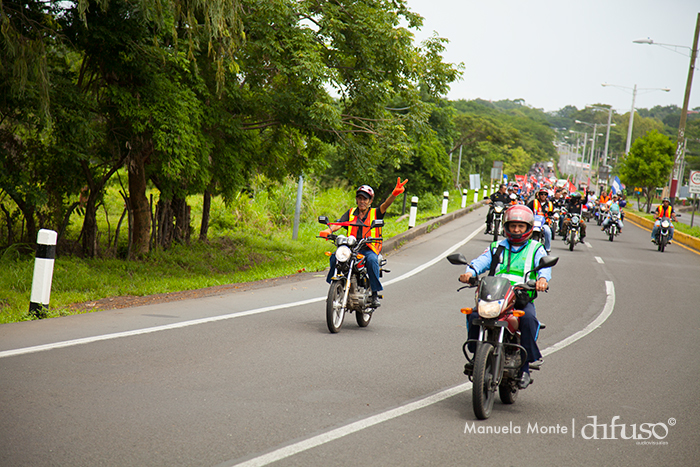 Caravanas llegan a Managua para el 34/19!