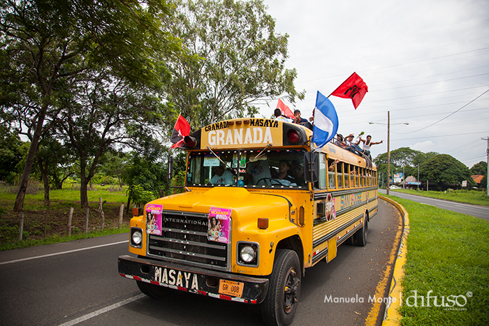 Caravanas llegan a Managua para el 34/19!