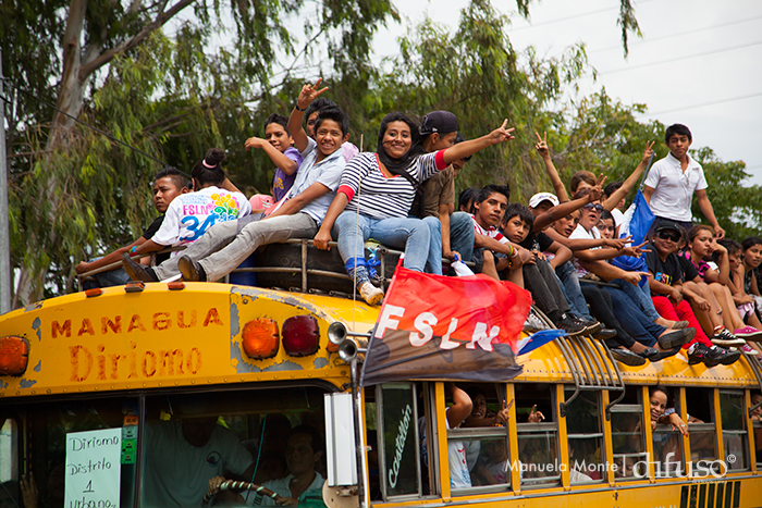 Caravanas llegan a Managua para el 34/19!