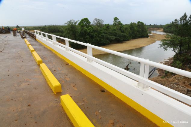 Gobierno Sandinista avanza construcción de vías de acceso a Puerto Cabezas en el Caribe Norte