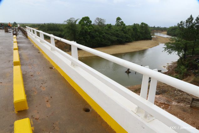 Gobierno Sandinista avanza construcción de vías de acceso a Puerto Cabezas en el Caribe Norte