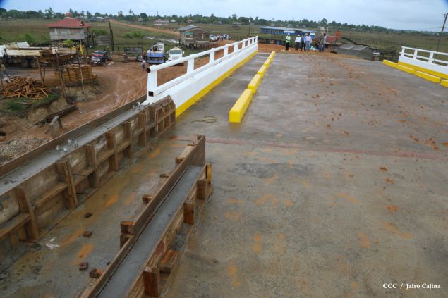 Gobierno Sandinista avanza construcción de vías de acceso a Puerto Cabezas en el Caribe Norte