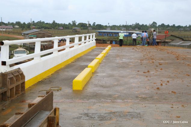 Gobierno Sandinista avanza construcción de vías de acceso a Puerto Cabezas en el Caribe Norte