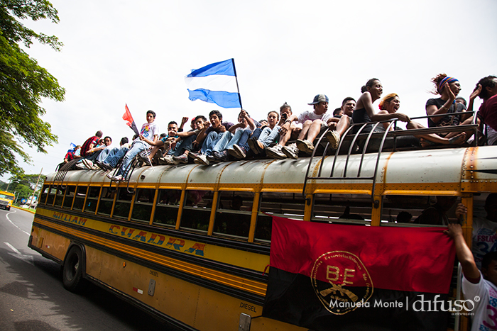 Caravanas llegan a Managua para el 34/19!
