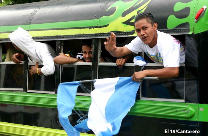 Caravanas llegan a Managua para el 34/19!