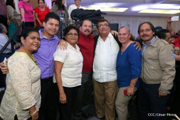 Daniel y Rosario sostienen encuentro con líderes sindicales nicaragüenses en saludo al Día Internacional de los Trabajadores