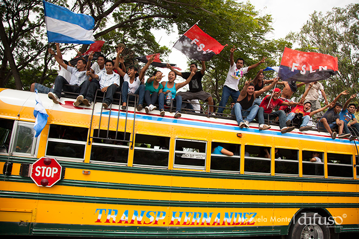 Caravanas llegan a Managua para el 34/19!