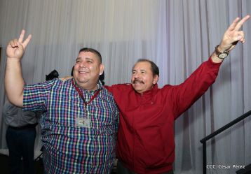 Daniel y Rosario sostienen encuentro con líderes sindicales nicaragüenses en saludo al Día Internacional de los Trabajadores