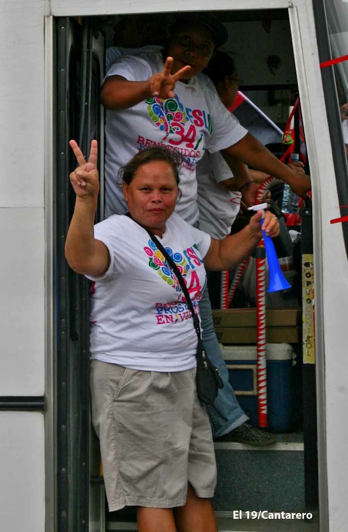 Caravanas llegan a Managua para el 34/19!