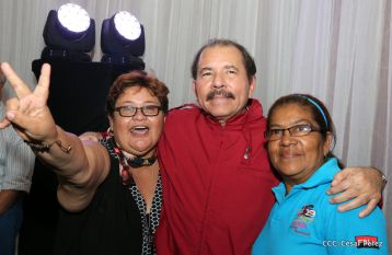 Daniel y Rosario sostienen encuentro con líderes sindicales nicaragüenses en saludo al Día Internacional de los Trabajadores