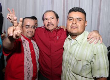 Daniel y Rosario sostienen encuentro con líderes sindicales nicaragüenses en saludo al Día Internacional de los Trabajadores