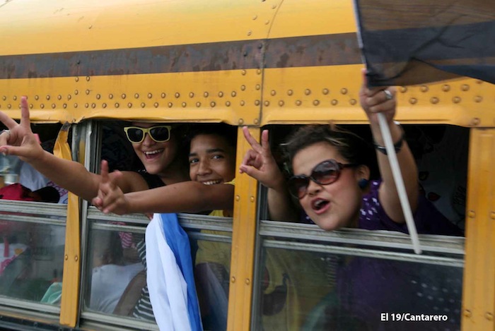 Caravanas llegan a Managua para el 34/19!