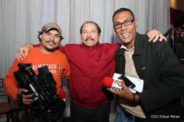 Daniel y Rosario sostienen encuentro con líderes sindicales nicaragüenses en saludo al Día Internacional de los Trabajadores