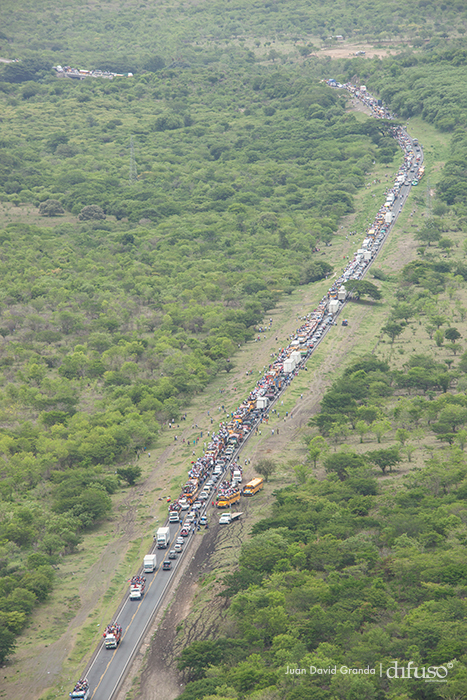 Caravanas llegan a Managua para el 34/19!