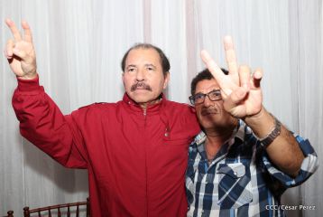 Daniel y Rosario sostienen encuentro con líderes sindicales nicaragüenses en saludo al Día Internacional de los Trabajadores