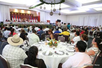 Daniel y Rosario sostienen encuentro con líderes sindicales nicaragüenses en saludo al Día Internacional de los Trabajadores