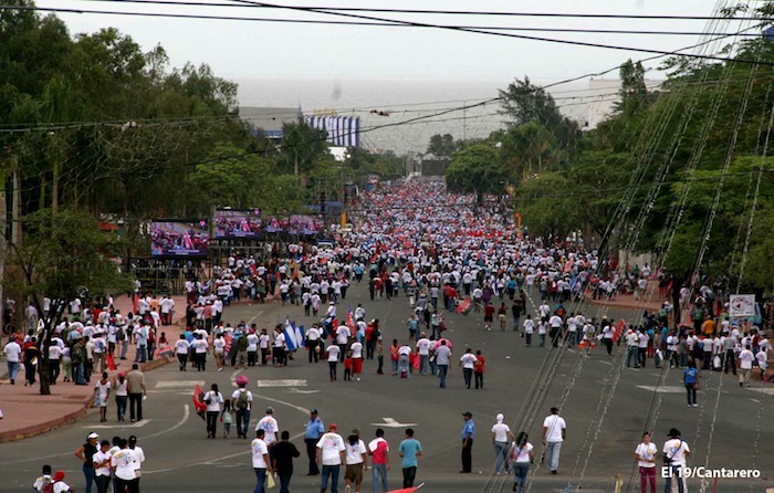 Caravanas llegan a Managua para el 34/19!
