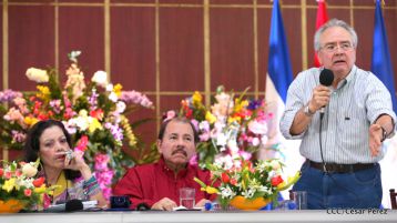 Daniel y Rosario sostienen encuentro con líderes sindicales nicaragüenses en saludo al Día Internacional de los Trabajadores