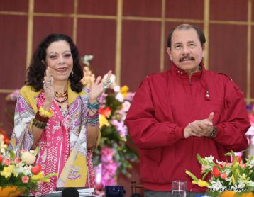 Daniel y Rosario sostienen encuentro con líderes sindicales nicaragüenses en saludo al Día Internacional de los Trabajadores