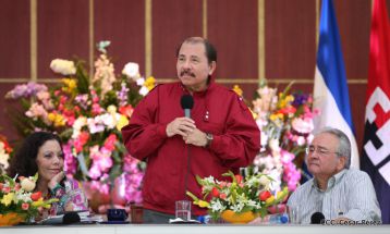 Daniel y Rosario sostienen encuentro con líderes sindicales nicaragüenses en saludo al Día Internacional de los Trabajadores