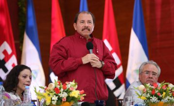 Daniel y Rosario sostienen encuentro con líderes sindicales nicaragüenses en saludo al Día Internacional de los Trabajadores