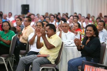 Daniel y Rosario sostienen encuentro con líderes sindicales nicaragüenses en saludo al Día Internacional de los Trabajadores