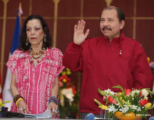 Daniel y Rosario sostienen encuentro con líderes sindicales nicaragüenses en saludo al Día Internacional de los Trabajadores