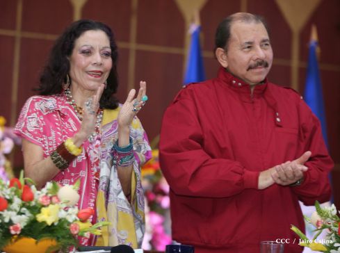 Daniel y Rosario sostienen encuentro con líderes sindicales nicaragüenses en saludo al Día Internacional de los Trabajadores