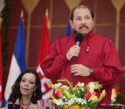Daniel y Rosario sostienen encuentro con líderes sindicales nicaragüenses en saludo al Día Internacional de los Trabajadores