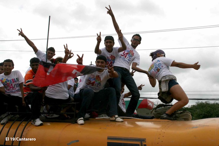 Caravanas llegan a Managua para el 34/19!