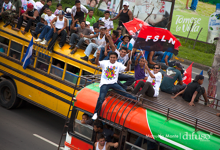 Caravanas llegan a Managua para el 34/19!