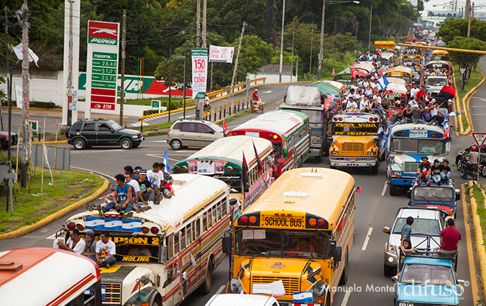 Caravanas llegan a Managua para el 34/19!