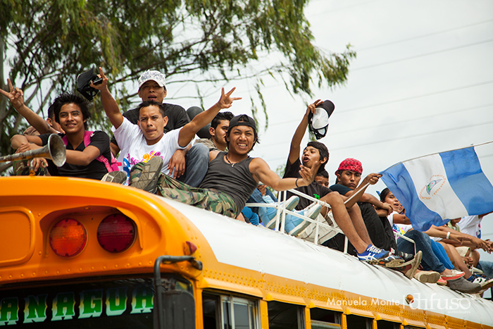 Caravanas llegan a Managua para el 34/19!