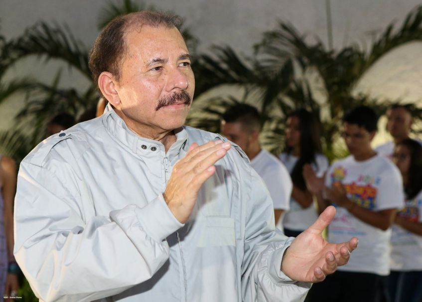 Daniel y Rosario rinden homenaje al Comandante de la Revolución, Tomás Borge Martínez