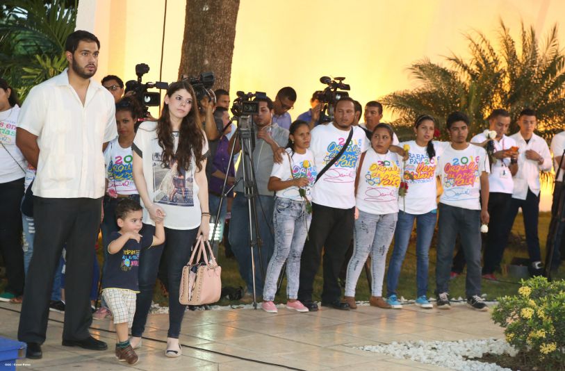 Daniel y Rosario rinden homenaje al Comandante de la Revolución, Tomás Borge Martínez