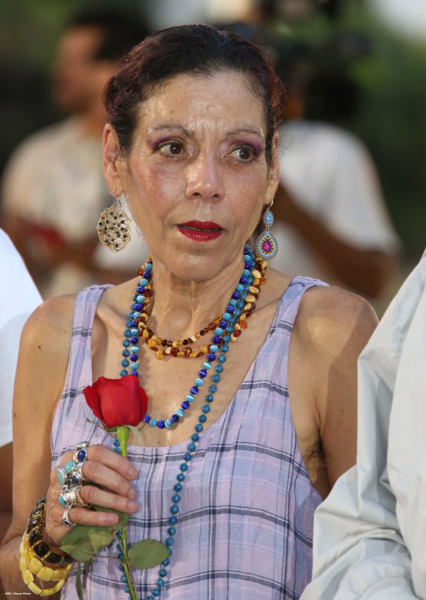 Daniel y Rosario rinden homenaje al Comandante de la Revolución, Tomás Borge Martínez