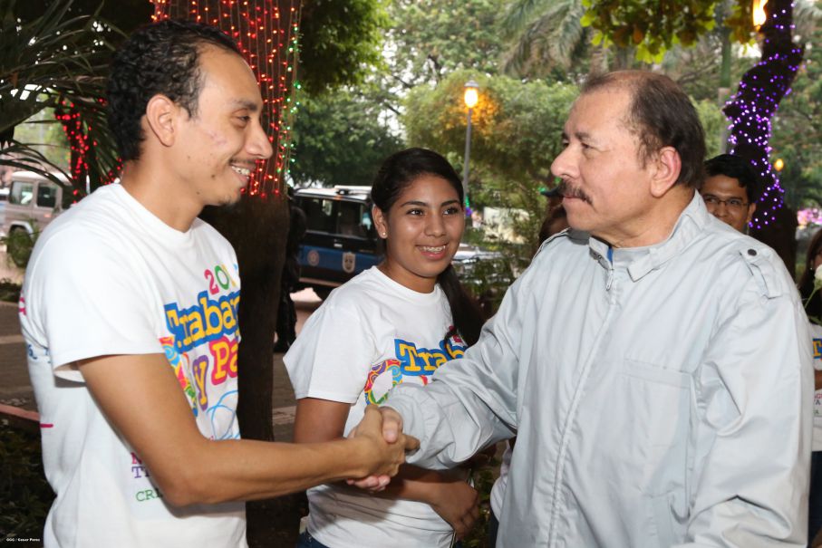 Daniel y Rosario rinden homenaje al Comandante de la Revolución, Tomás Borge Martínez