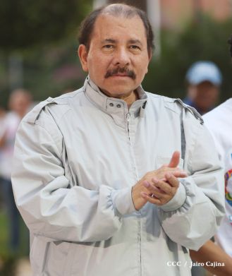 Daniel y Rosario rinden homenaje al Comandante de la Revolución, Tomás Borge Martínez