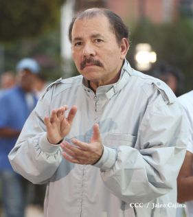 Daniel y Rosario rinden homenaje al Comandante de la Revolución, Tomás Borge Martínez