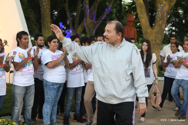 Daniel y Rosario rinden homenaje al Comandante de la Revolución, Tomás Borge Martínez