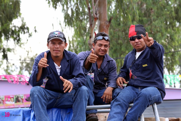 Juventud marcha hacia Plaza de la Fe Juan Pablo II al 34/19