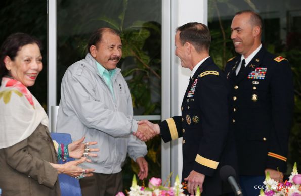 Presidente Daniel se reúne con Subcomandante Militar del Comando Sur de Estados, Teniente General Joseph P. Disalvo