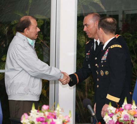 Presidente Daniel se reúne con Subcomandante Militar del Comando Sur de Estados, Teniente General Joseph P. Disalvo