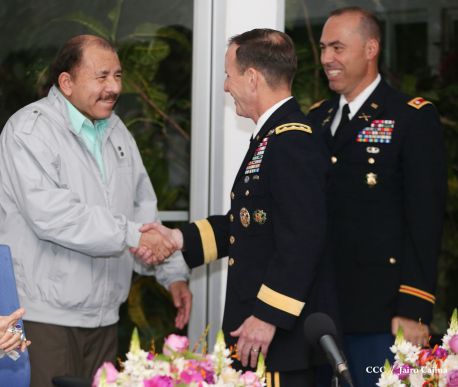 Presidente Daniel se reúne con Subcomandante Militar del Comando Sur de Estados, Teniente General Joseph P. Disalvo