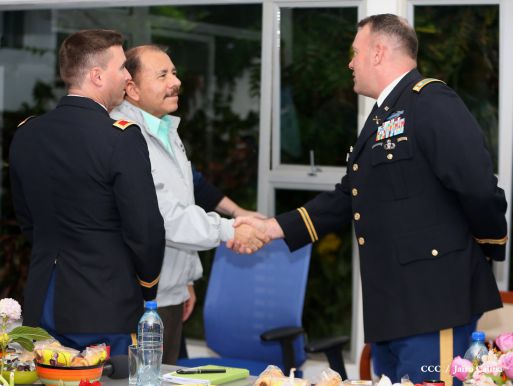 Presidente Daniel se reúne con Subcomandante Militar del Comando Sur de Estados, Teniente General Joseph P. Disalvo