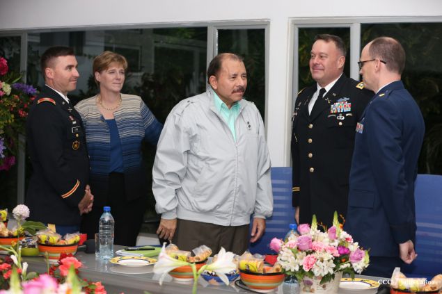 Presidente Daniel se reúne con Subcomandante Militar del Comando Sur de Estados, Teniente General Joseph P. Disalvo