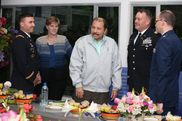 Presidente Daniel se reúne con Subcomandante Militar del Comando Sur de Estados, Teniente General Joseph P. Disalvo