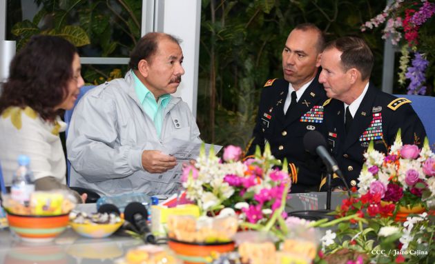 Presidente Daniel se reúne con Subcomandante Militar del Comando Sur de Estados, Teniente General Joseph P. Disalvo