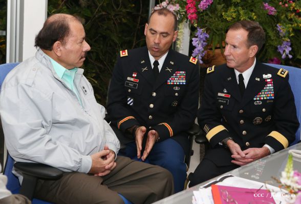 Presidente Daniel se reúne con Subcomandante Militar del Comando Sur de Estados, Teniente General Joseph P. Disalvo