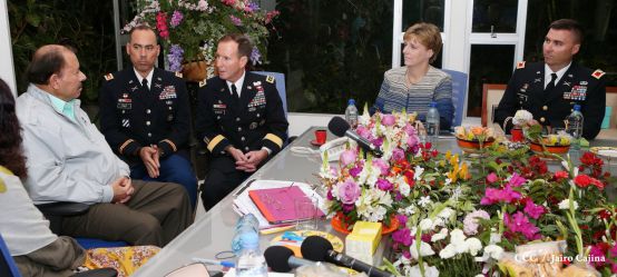 Presidente Daniel se reúne con Subcomandante Militar del Comando Sur de Estados, Teniente General Joseph P. Disalvo